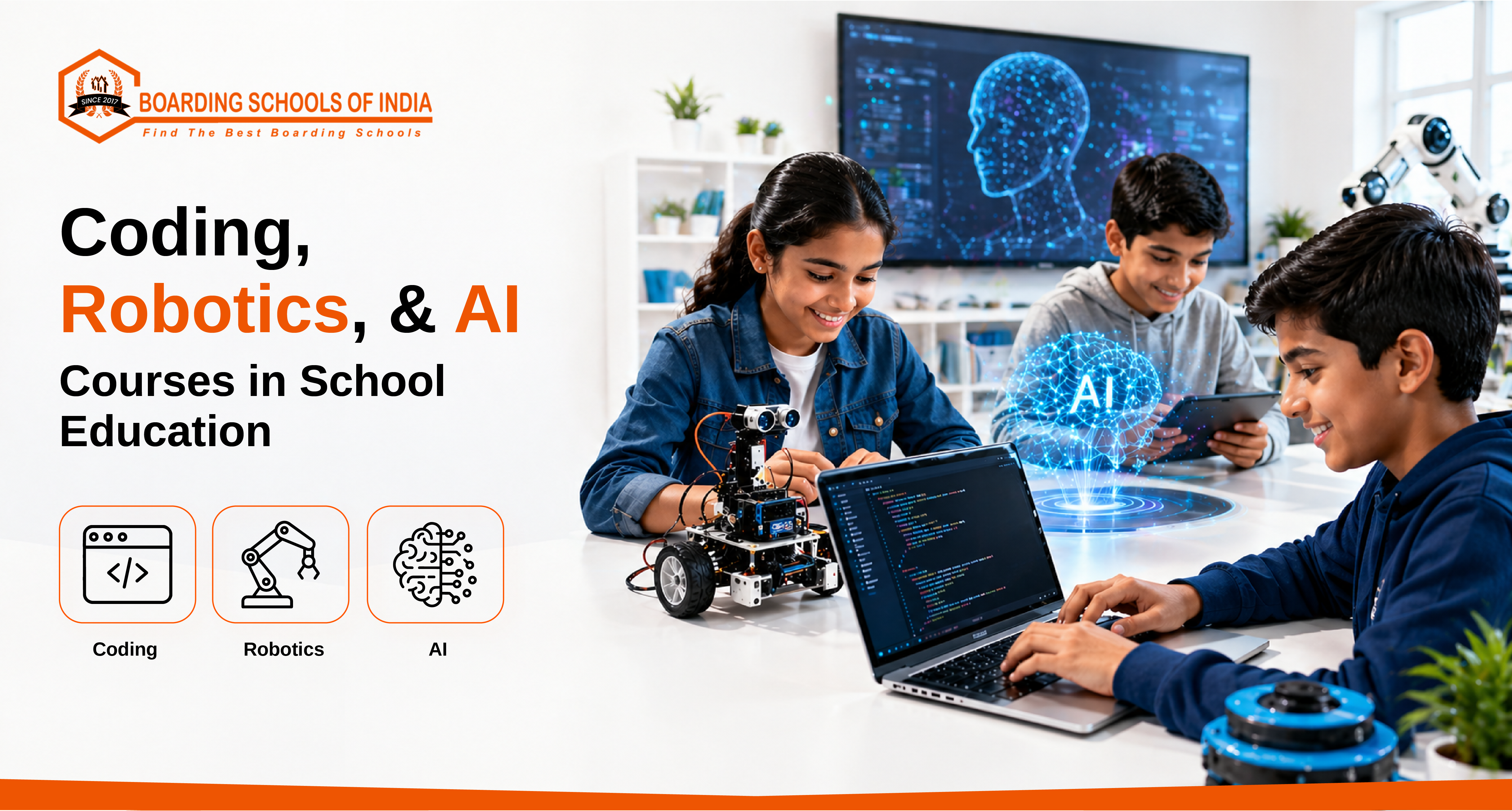 Coding, Robotics, & AI Courses in School Education